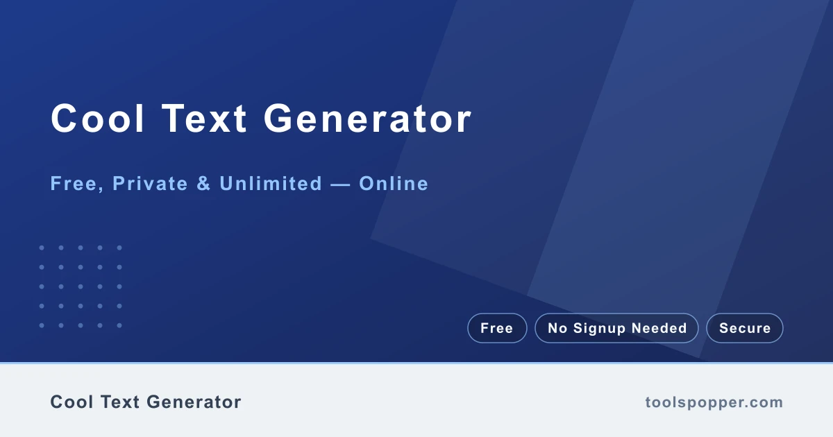 Cool Text Generator — Cool Fraktur-style social text