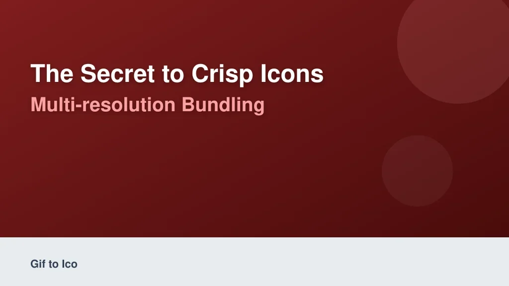 The Secret to Crisp Icons: Multi-Resolution Bundling