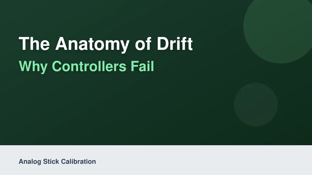 The Anatomy of Drift: Why Controllers Fail