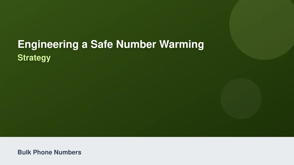 Engineering a Safe Number Warming and Rotation Strategy