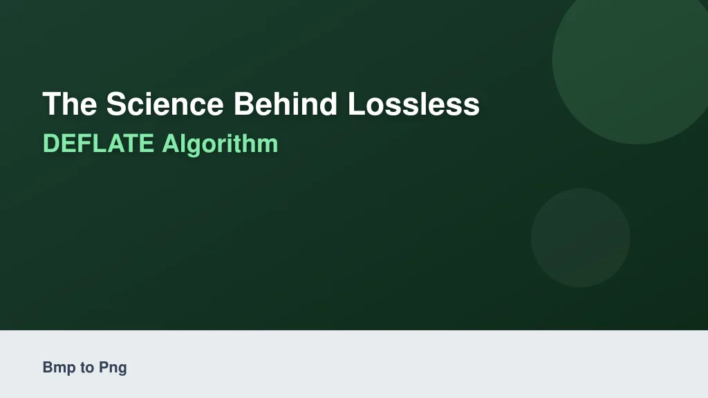 The Science Behind Lossless Compression and the DEFLATE Algorithm