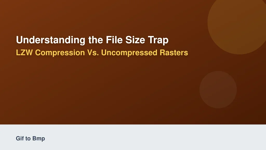 Understanding the File Size Trap: LZW Compression vs. Uncompressed Rasters
