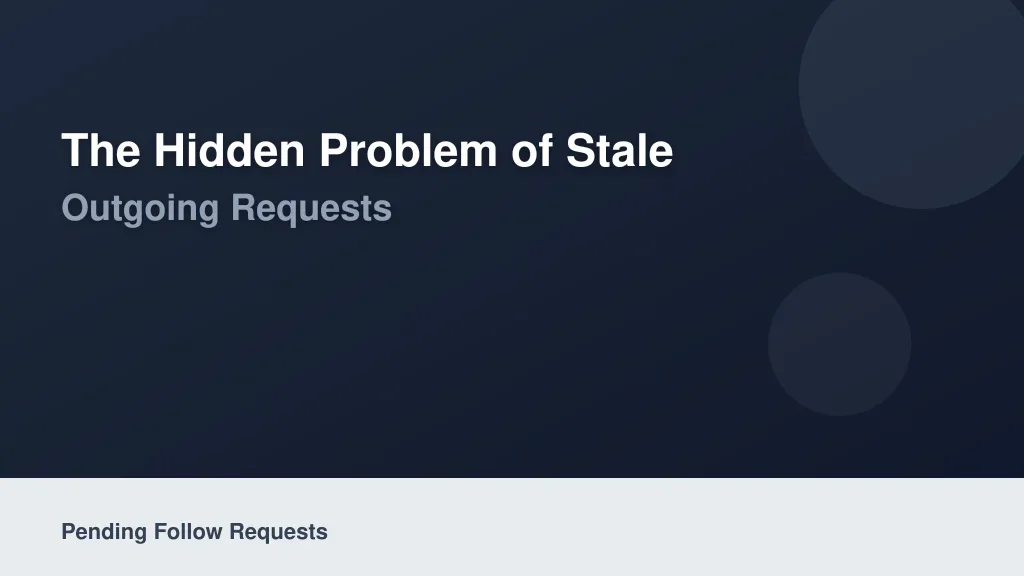 The Hidden Problem of Stale Outgoing Requests