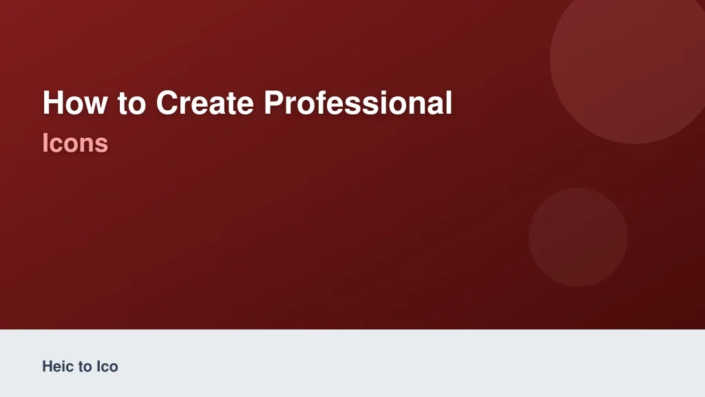 How to Create Professional Multi-Size Windows Icons