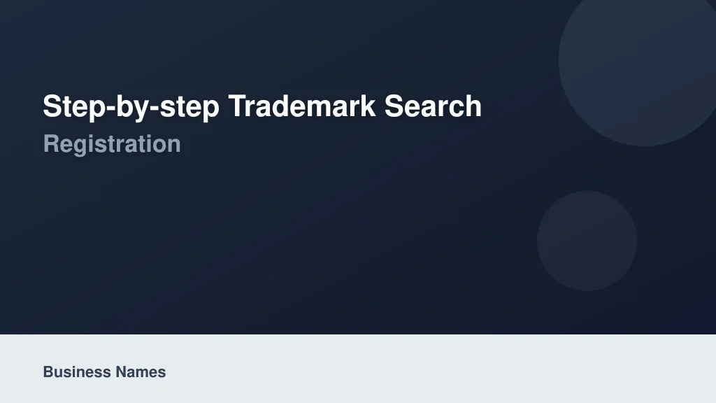 Step-by-Step Trademark Search Protocols Before Registration