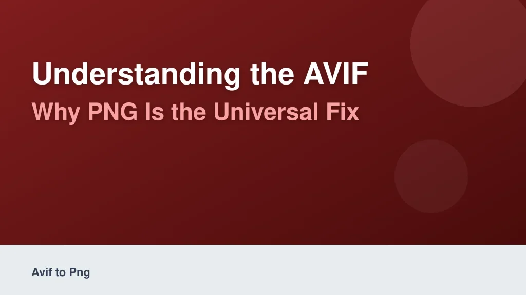 AVIF Compatibility Wall