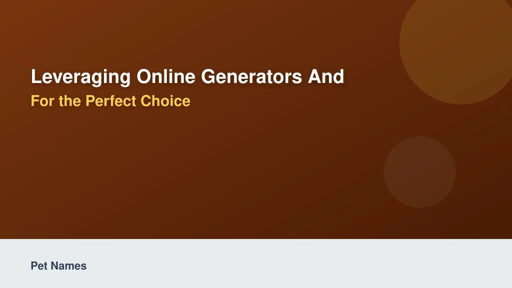 Leveraging Online Generators and Utility Filters for the Perfect Choice